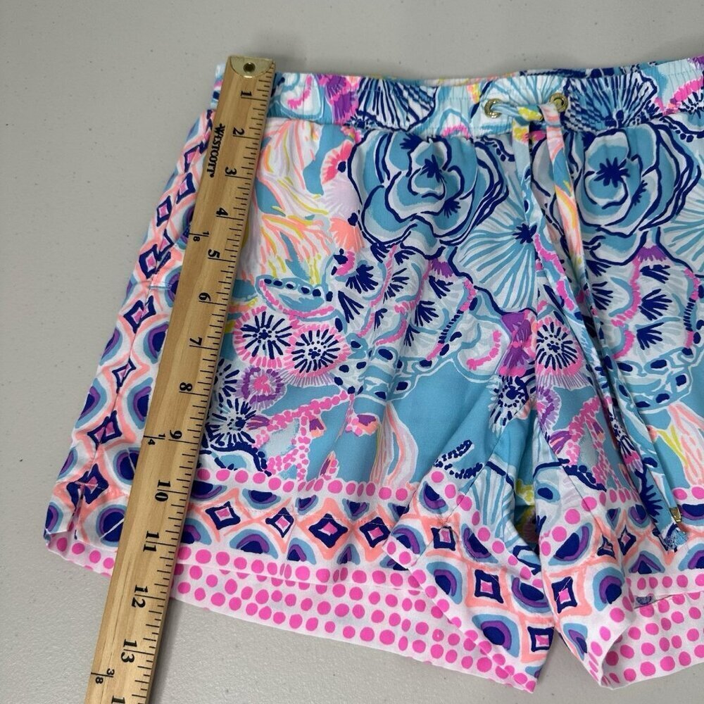 Lilly Pulitzer Katia Shorts Once‎ Upon A Tide Size S Elastic Drawstring Waist - Picture 5 of 10